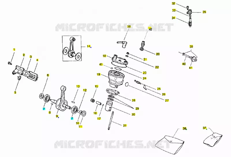 Arbre moteur - Cylindre