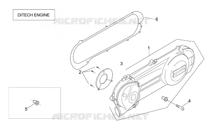 Couvercle transmission (Ditech)