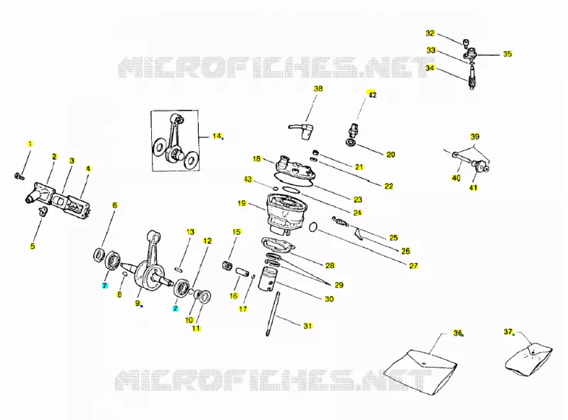 Arbre moteur - Cylindre