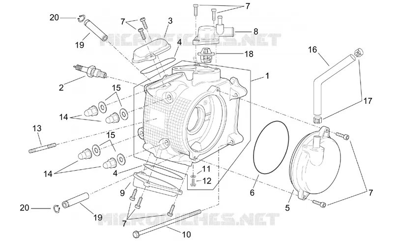 Tête moteur