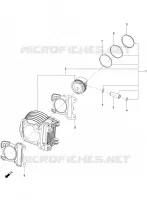 Unsemble cylindre-piston-axe de piston