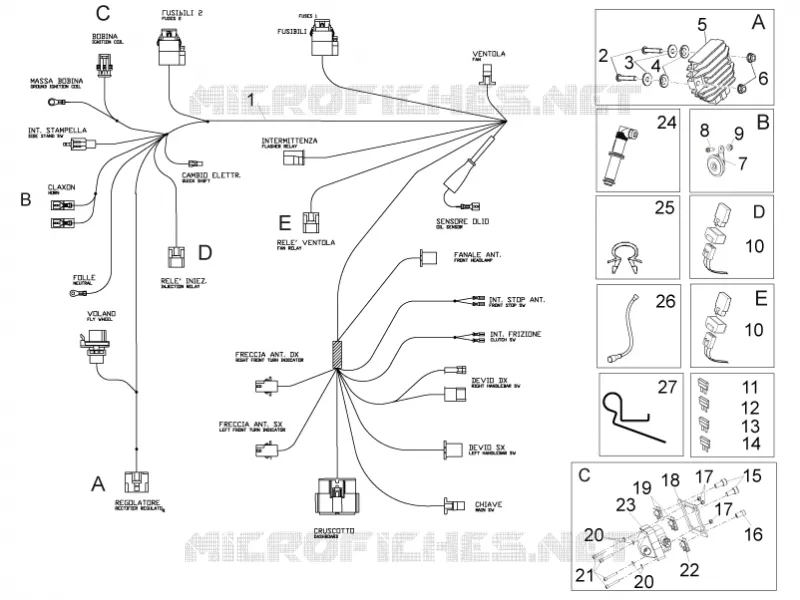 Circuit electrique AV