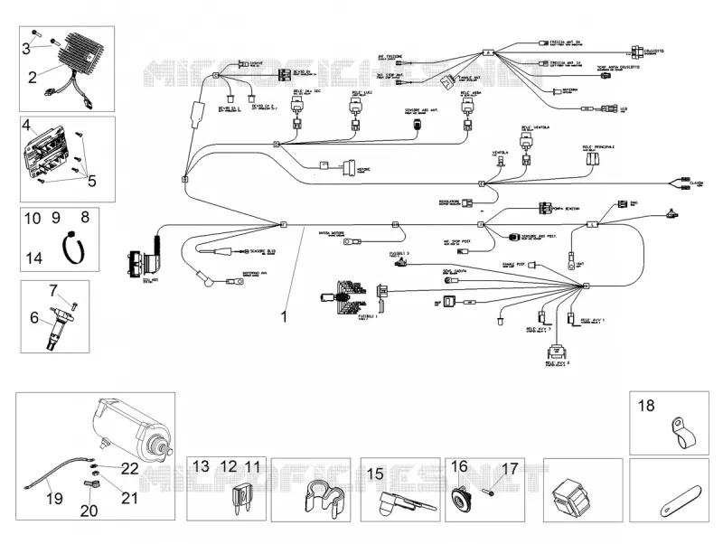 Circuit electrique AV