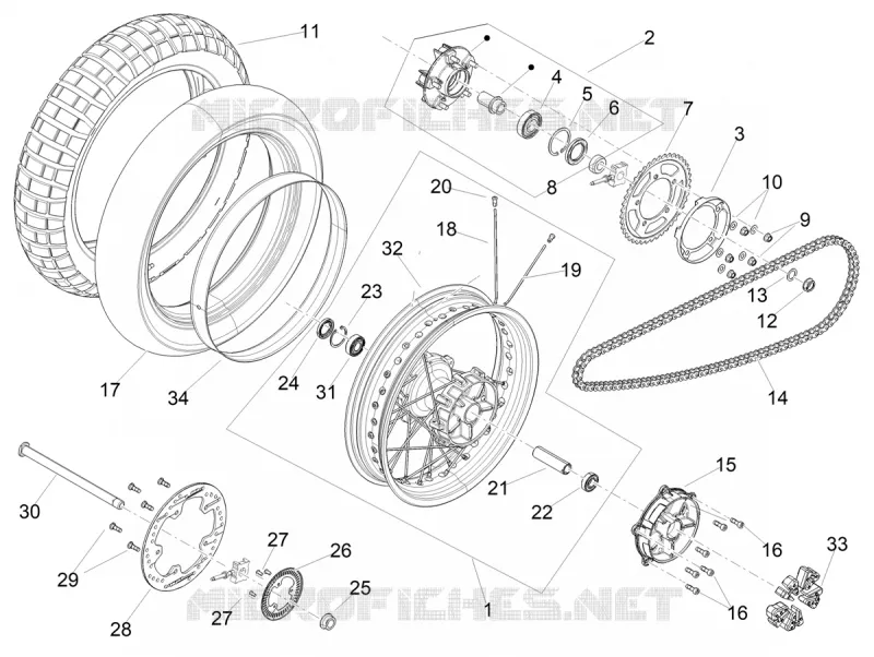 ROUE ARRIERE