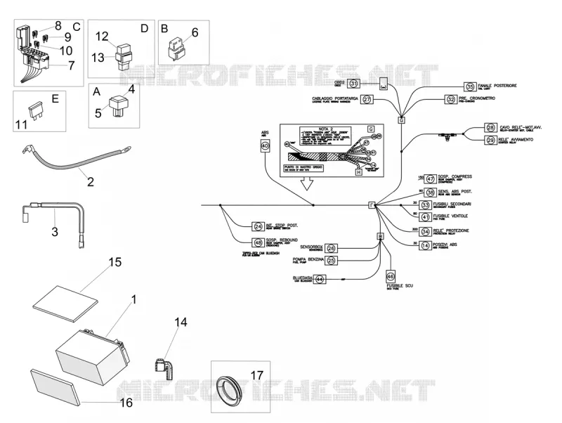 CIRCUIT ELECTRIQUE CENTRAL