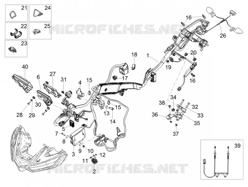 CIRCUIT ELECTRIQUE AVANT
