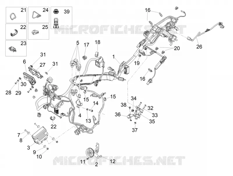 CIRCUIT ELECTRIQUE AVANT