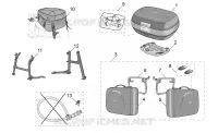 Acc.-Top cases, valises lat varié