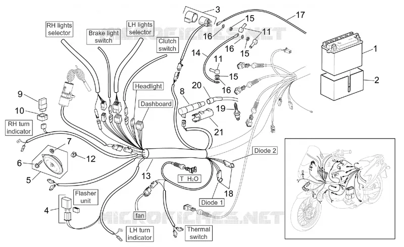 Circuit electrique AV
