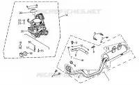 Groupe echappement-Carburateur