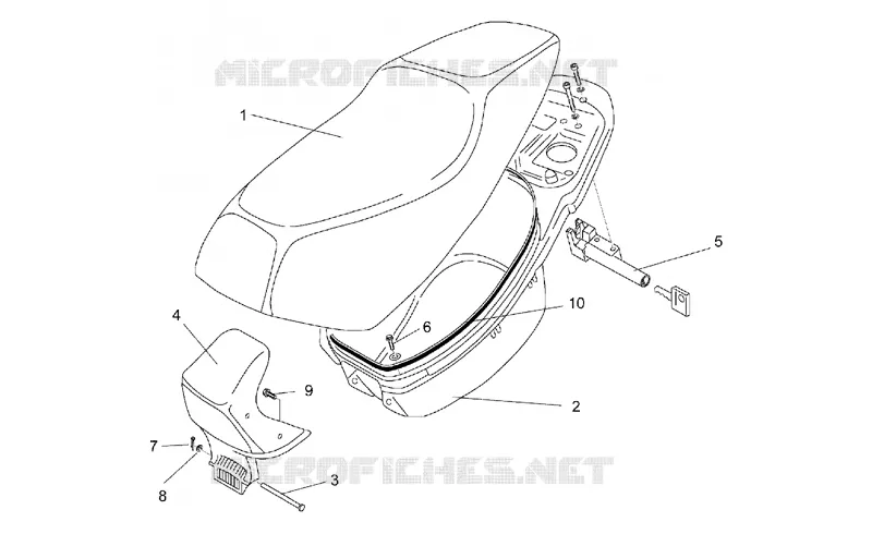 Selle et compart.p-casque