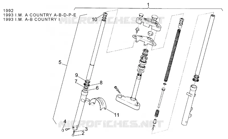 Fourche Av. 92-93 - D.Tige