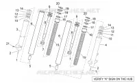 Fourche Kaifa - Tiges, fourreaux