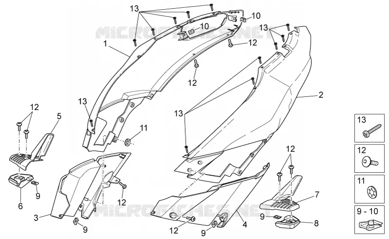 Carrosserie posterieure I