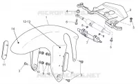Carrosserie av. - Garde-boue AV