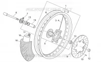 Roue AV - SUPERMOTARD