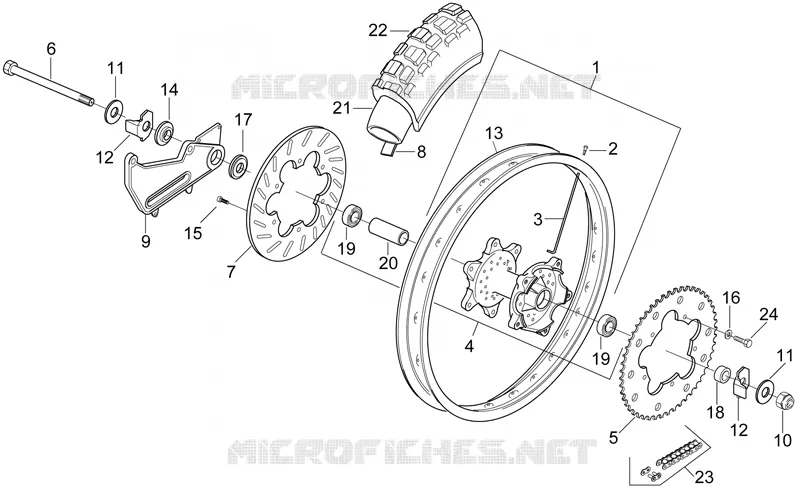 Roue AR - ENDURO