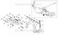 Béquille - fixation moteur