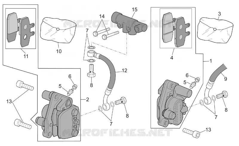 Pince frein avant