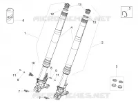 Fourche semi-active