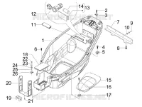 Logement casque - Dessous de selle