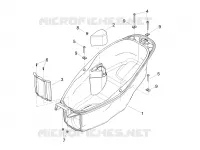 Logement casque - Dessous de selle