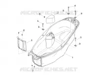 Logement casque - Dessous de selle