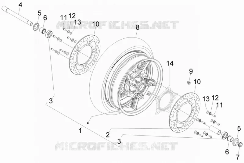 Roue avant
