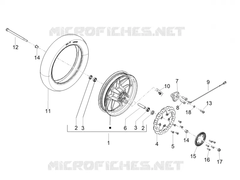 Roue avant
