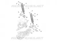 Suspension arrière - Amortisseur/s