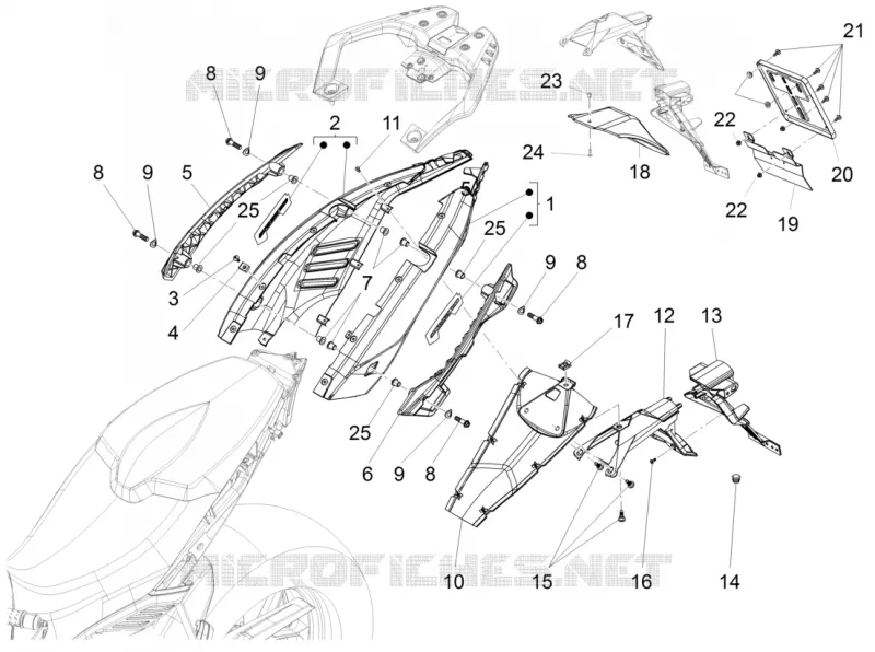 Carrosserie posterieure