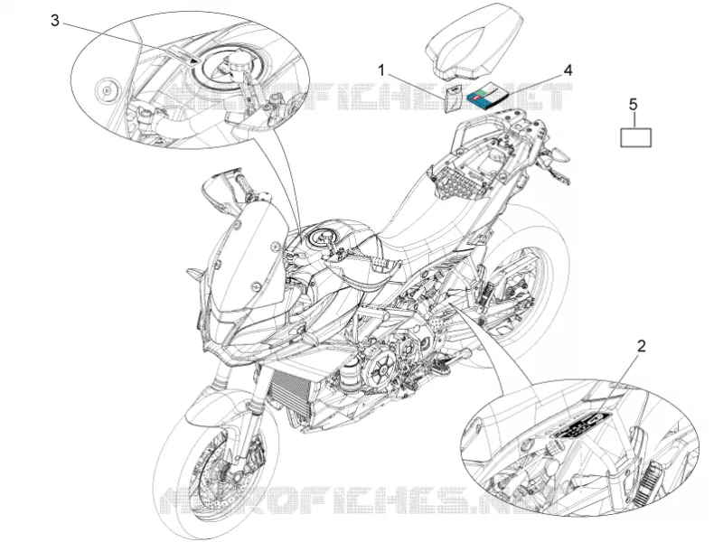 Plaquettes Aprilia APRILIA-MOTORCYCLES 1200 CAPONORD 2015  Caponord