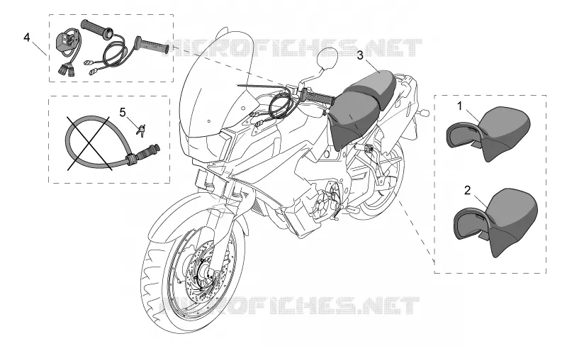 Acc. - Varié Aprilia APRILIA-MOTORCYCLES 1000 CAPONORD 2002  ETV Capo Nord