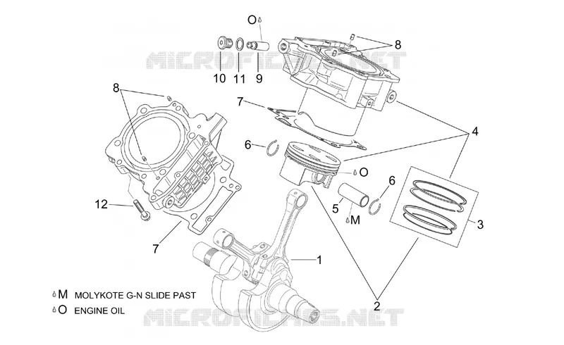 Arbre moteur II Aprilia APRILIA-MOTORCYCLES 1000 CAPONORD 2001  ETV Capo Nord