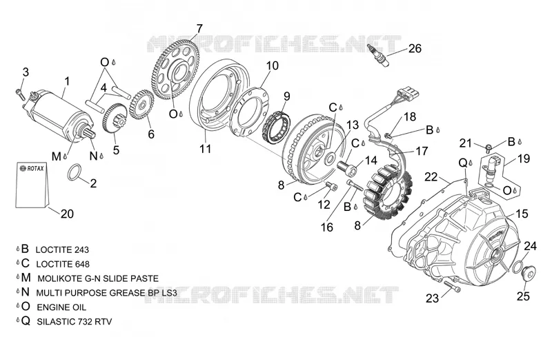 Allumage Aprilia APRILIA-MOTORCYCLES 1000 CAPONORD 2006  ETV Capo Nord
