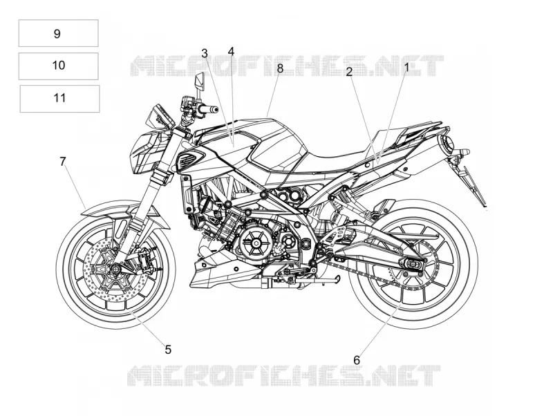 Décalco Aprilia APRILIA-MOTORCYCLES 900 SHIVER 2017  Shiver 900 ABS Euro 4