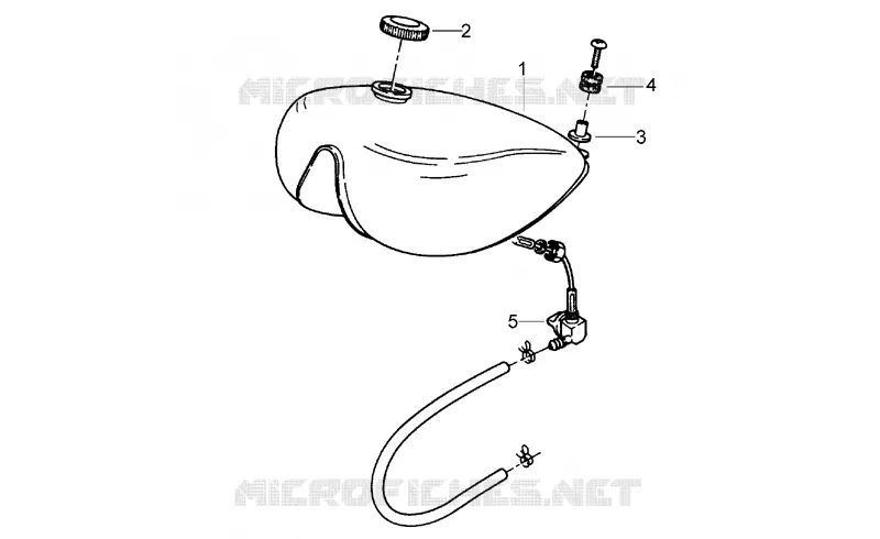 Reservoir carburant Aprilia APRILIA-MOTORCYCLES 50 CLASSIC 1999  Classic