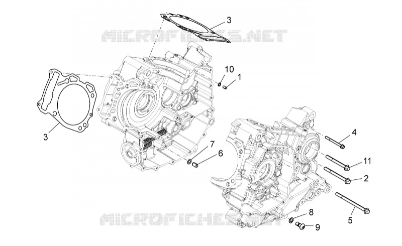 Carters II Aprilia APRILIA-MOTORCYCLES 1200 DORSODURO 2014  Dorsoduro