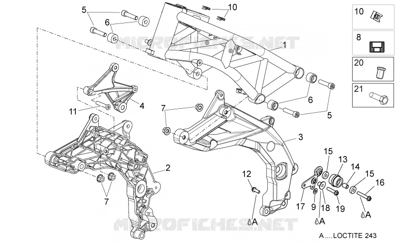 Chassis I Aprilia APRILIA-MOTORCYCLES 1200 DORSODURO 2016  Dorsoduro
