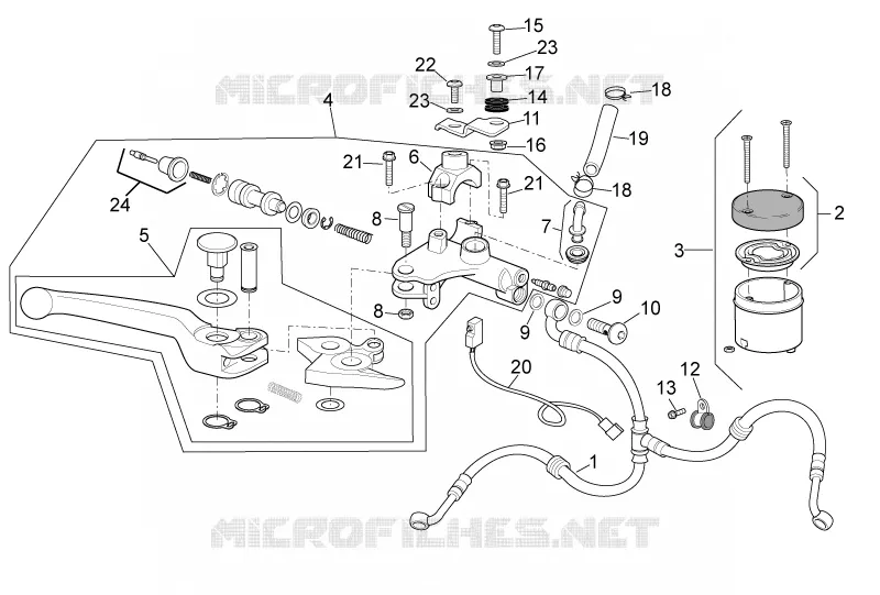 Maît. cyl. frein AV I Aprilia APRILIA-MOTORCYCLES 1200 DORSODURO 2015  Dorsoduro