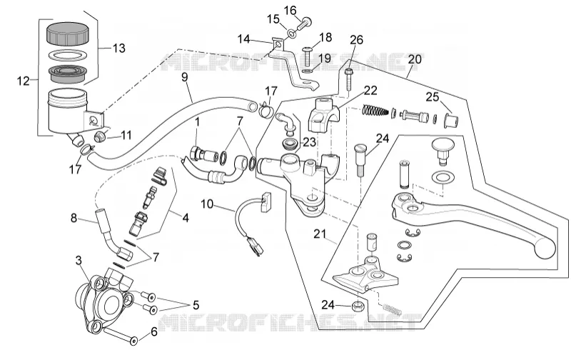 Pompe embrayage I Aprilia APRILIA-MOTORCYCLES 1200 DORSODURO 2014  Dorsoduro