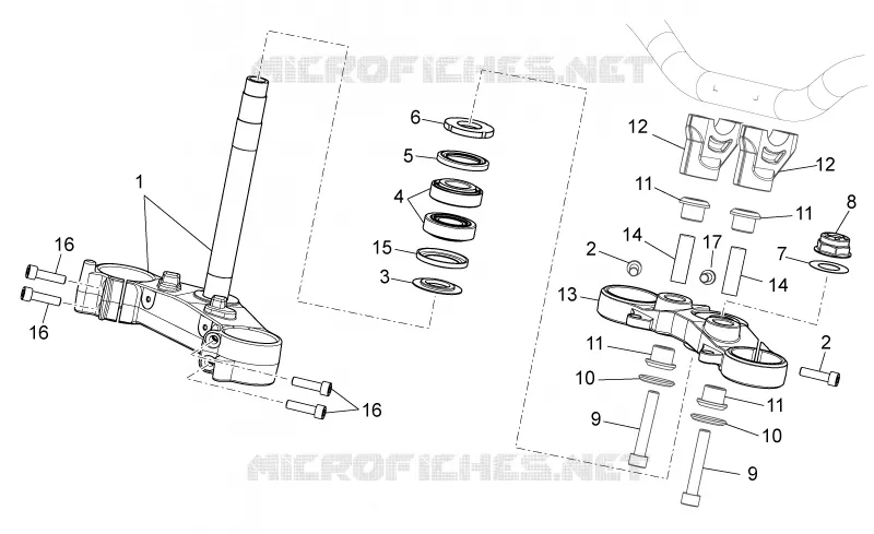 Direction Aprilia APRILIA-MOTORCYCLES 750 DORSODURO 2010  Dorsoduro ABS