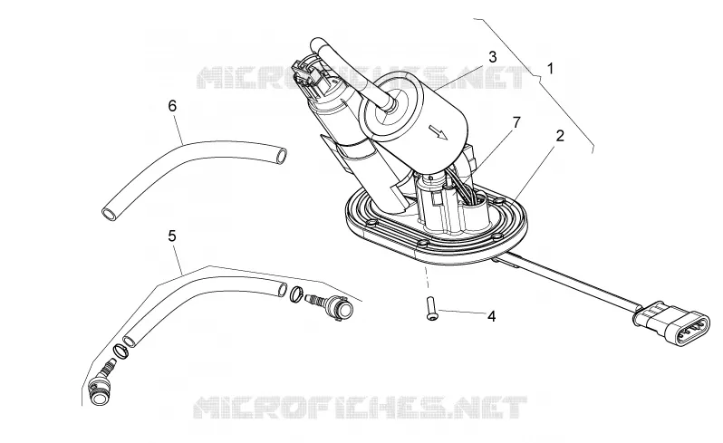 Pompe essence Aprilia APRILIA-MOTORCYCLES 750 DORSODURO 2009  Dorsoduro ABS