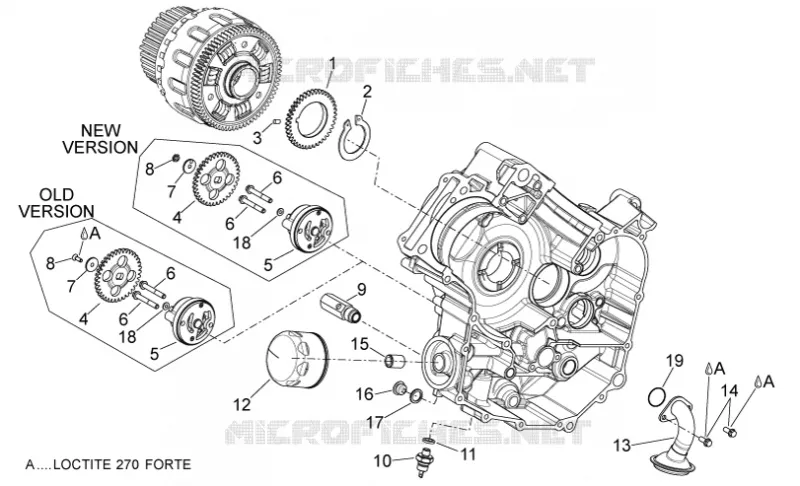 Pompe huile Aprilia APRILIA-MOTORCYCLES 750 DORSODURO 2014  Dorsoduro ABS