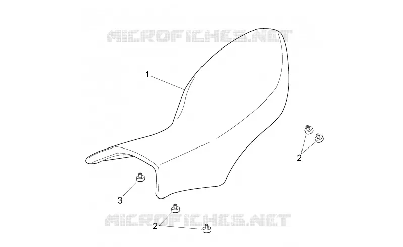 Selle Aprilia APRILIA-MOTORCYCLES 750 DORSODURO 2008  Dorsoduro ABS