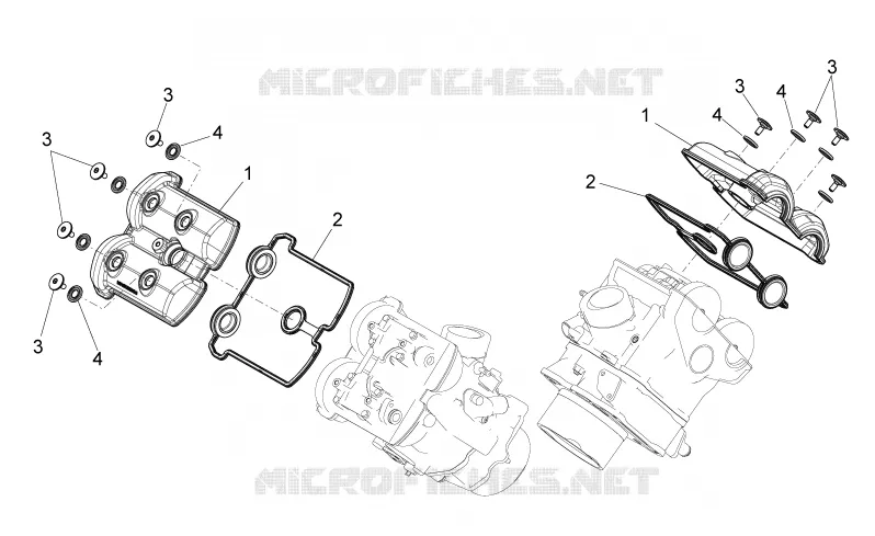Couvercle soupapes Aprilia APRILIA-MOTORCYCLES 750 DORSODURO 2013  Dorsoduro Factory ABS