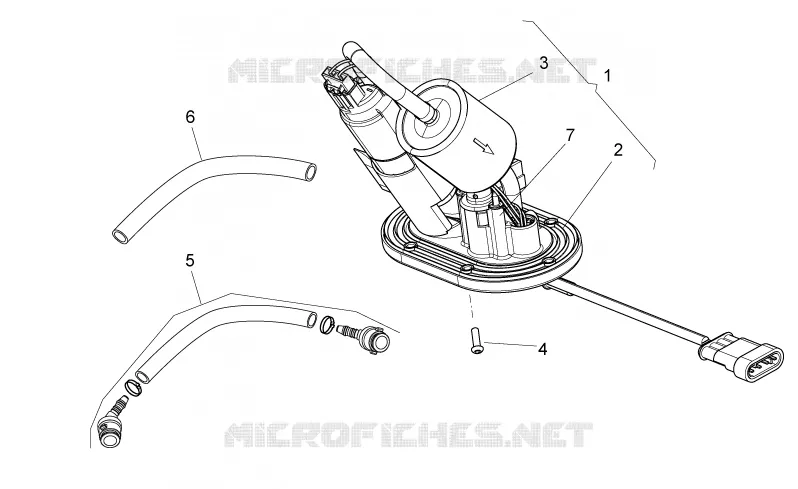 Pompe essence Aprilia APRILIA-MOTORCYCLES 750 DORSODURO 2011  Dorsoduro Factory ABS