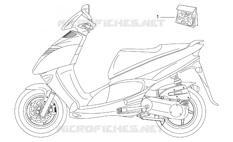 Décalco série Aprilia APRILIA-SCOOTER 150 LEONARDO 1996  Leonardo