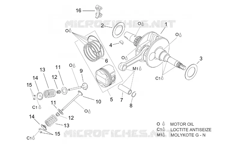 Arbre moteur - Soupapes Aprilia APRILIA-SCOOTER 125 LEONARDO 2000  Leonardo