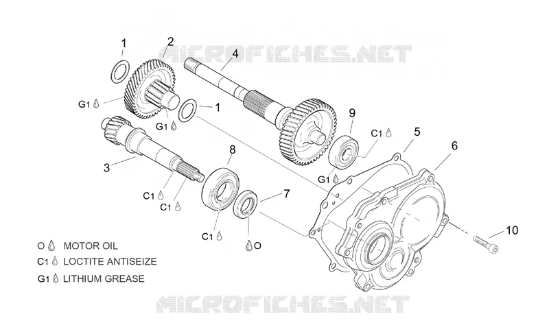 Transmission Aprilia APRILIA-SCOOTER 125 LEONARDO 2000  Leonardo
